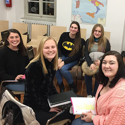 Students in Prato classroom