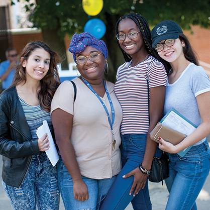 Students during Charge In