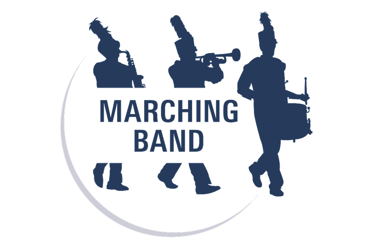 Marching Band ELC logo
