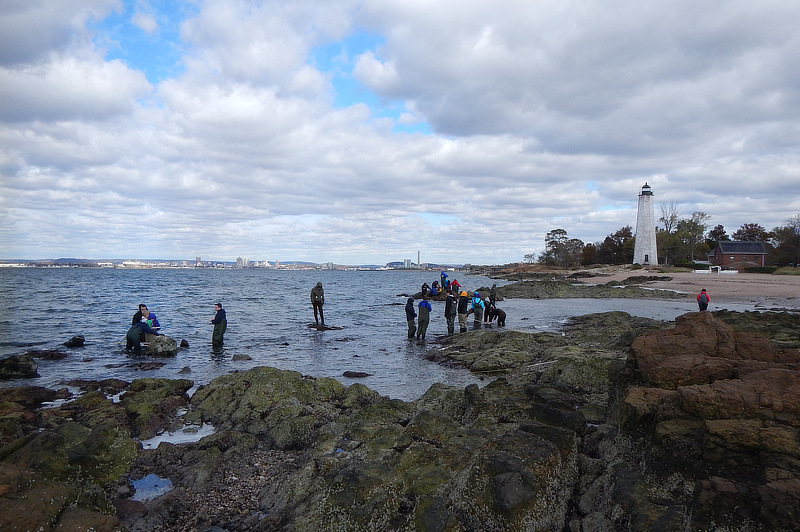 Students in Long Island Sound