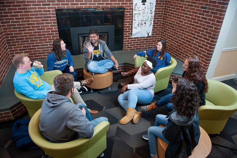 Students in common area