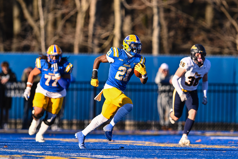 Chargers football team during game