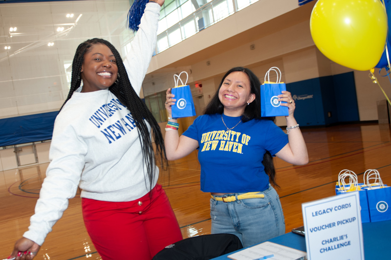 Students at event